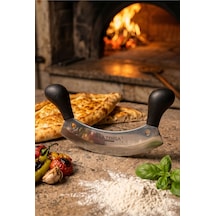 Lazbisa Mft-054 İncisive Serisi Pide Börek Mutfak Bıçağı Salata Pizza Bıçak Kıyma Doğrama Dilimleme