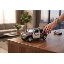 Bezos Wh327-10 Hummer Polis Jeep Parlak Oyuncak Polis Hb006
