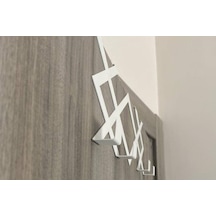 Metal Beyaz Desenli Amerikan Kapı Arkası Askılık Organizer Askılık Ve Desenli Banyo Kapı Arkası Askılık Siyah