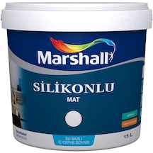 Marshall Silikonlu Mat Su Bazlı Iç Duvar Boyası 15Lt/23Kg-Silineb