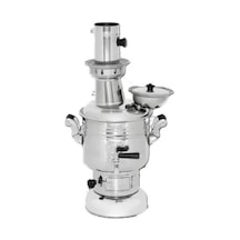 Sözenler Krom Odunlu Kömürlü 4.5 L Piknik Semaver Inox