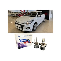 Hyundai İ20 Jump Led Xenon Uzun Kısa Far Ampulü H4 Mono Yeni Seri Beyaz