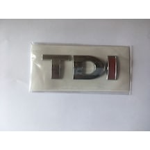 Volkswagen Tdi Bagaj Yazısı Tek Kırmızı 3B0853675Ab