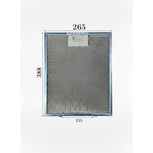 Bosch İle Uyumlu Dwb09w651 Davlumbaz Metal Yağ Filtresi