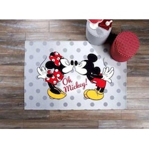 Taç Lisanslı Çocuk Halısı Mickey And Minnie 80X140