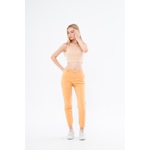 Kadın Boru Paça Jean Pantolon 001