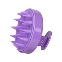 Mor Silikon Şampuan Saç Derisi Saç Masaj Şampuan Masaj Tarak Banyo Masaj Fırçası Baş Masaj Aleti Duş Fırçası Tarak Bakım Saç Aracı