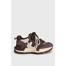 Lufian Yoko Kadın Sneaker Ayakkabı Kahverengi Kahverengi 121230088100400