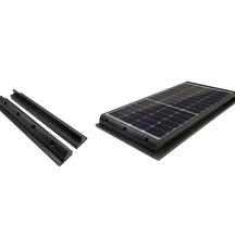Abs Plastik Güneş Paneli Braketi 530mm Siyah