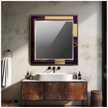 Lunavisore Dekorarif Kare Ayna 50 X 50 Model:185