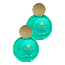 Far Away Infinity Kadın Parfüm Edp 50 Ml. İkili Paket Yeni Şişe Çiçek
