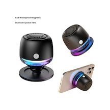 M99 Magsafe Uyumlu Rgb Işıklı Bluetooth Hoparlör - Mıknatıslı Mini Ses