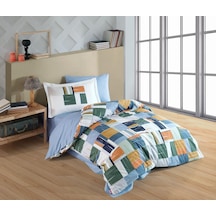 Tek Kişilik Poplin Nev Takımı Dream Oranj Çok Renkli