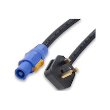 Powercon Erkek - İngiliz Elektrik Fişi Erkek Kaliteli Kablo 3 Metre