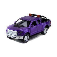 Metal Ford Ranger Pikap Çek Bırak Işıklı Mor 12 Cm