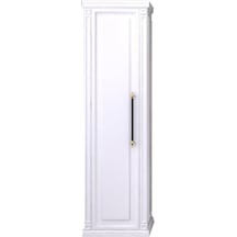 Denko Albatros 45 Cm Mdf Beyaz Banyo Boy Dolabı Beyaz