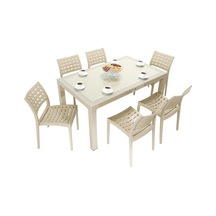Mandella Wood 90x150 Cafe Sandalye Camlı Masa Takımı Çölbeji Diğer