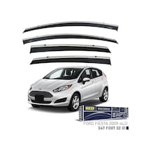 Niken Ford Fiesta 2009 Kromlu Cam Rüzgarlığı 4'lü - Ekolmaks
