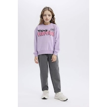 DeFacto Kız Çocuk Baskılı Beli Paçası Lastikli Jogger Eşofman Altı D9170A824AUGR93 Gri DeFacto Kız Çocuk Baskılı Beli Paçası Lastikli Jogger Eşofman Altı D9170A824AUGR93 Gri