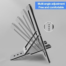 Cep Telefonu Standı, Katlanabilir Alüminyum Ayarlanabilir Seyahat Telefon Tutucu, Hafif Ve Stabil Alaşımlı Metal Tablet Standı, Tüm Telefonlarla Uyumlu