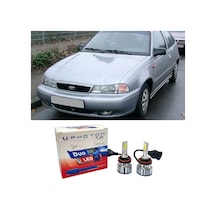 Daewo Nexia Led Xenon Uzun + Kısa Far Ampulü H4 Duo Yeni Seri Beyaz