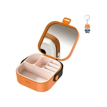 Soulader Şık Ve Pratik Çok Amaçlı Organizasyon Kutusu, Takı Ve Aksesuar Saklama, Ev Dekorasyonu İçin Modern Kutu Turuncu