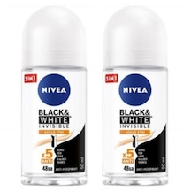 Nivea Black&White Invisible Güçlü Etki Kadın Roll-On Deodorant 2 x 50 ML