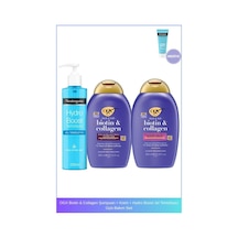 Ogx Biotin & Collagen Şampuan + Krem + Hydro Boost Jel Temizleyici Üçlü Bakım Seti