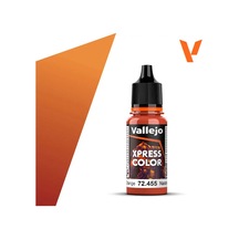 Vallejo 72455, 18 Ml. Chameleon Orange Xpress Game Color Maket Boyası Standart