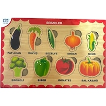 Ca Games Ahşap Puzzle Sebzeler 19x29