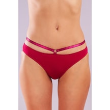 Etiler Collection Golshan Gorbus Mini Slip, Kadın Micro Bel Şeritli Şarap Renkli Külot Çok Renkli