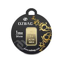 AgaKulche 24 Ayar 1 gr 995 Özbağ Külçe Altın