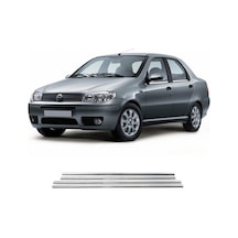 Fiat Albea Krom Cam Çıtası Tk 2002 Üzeri 4Prç Paslanmaz Çelik N11.4229