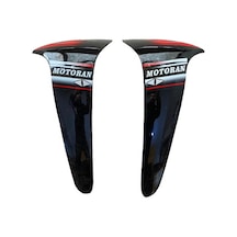 MOTORAN TORRO (NORTON 100 R) SAĞ SOL DIŞ DİZLİK TAKIM SİYAH