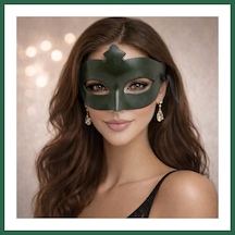 Bezos Haki Yeşil Gizemli Masquerade Maskesi Bzs01 Diğer