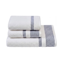 Doqu Home Akdeniz Verona Banyo Yüz Havlu Seti Indigo Lacivert