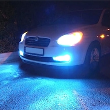 Megamarket06 H27 Buz Mavi Led Sis Farı Ampulü Hyundai Accent Era Blue Getz