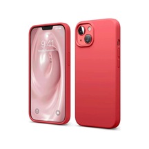 Apple İphone 14 Kılıf First Silikon - Kırmızı