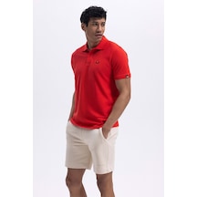 Ellesse Erkek Polo Yaka T Shirt Em460-rd Kırmızı Kırmızı