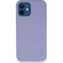 Newface Apple iPhone Uyumlu 12 Kılıf Lansman Legant Silikon - Lila