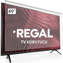Bestekran Regal Uyumlu 49R6010U TV Ekran Koruyucu - Regal Uyumlu 49" İnç Tv Ekran Koruyucu