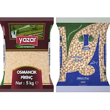 Yazar Osmancık Pirinç 5 KG + Yazar Koçbaşı Nohut 5 KG