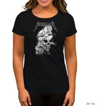 Metallica Chaos Siyah Kadın Tişört