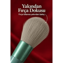 Göz Farı Allık Fondöten İçin Uygun 13'lü Makyaj Fırçası Seti Kompakt Tasarım