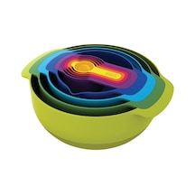 Joseph Joseph 40031 Nest 9 Plus Renkli Ölçü Kabı Seti