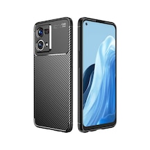 Butam Bilişim Reno 7 4g Kılıf Negro Silikon Kapak - Siyah Siyah