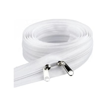 10 Metre Beyaz Fermuar 10 Başlık Tip5