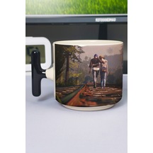 Life İs Strange Baskılı Seramik Lüks Kupa 1 Adet T Şeklinde Özel Siyah Kulp Dalga Kulp V2t Çok Renkli