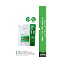 Dercos Kuru Saçlar İçin Kepek Karşıtı Saç Bakım Şampuanı, Yeniden Dolum Paketi 390 Ml Kuru