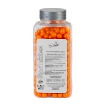 8 Mm Turuncu Boncuk Şeker 250 G Pasta Ve Tatlı Süsleme Şekeri